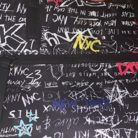 DKNY graffiti tote - Picture 3 of 4
